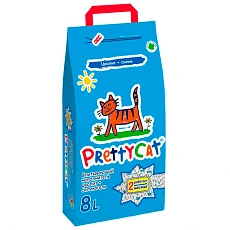 PrettyCat Наполнитель глиняный с део-кристаллами Naturel